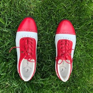 LAST LAST CALL Red/White  Fairway Golf Shoes